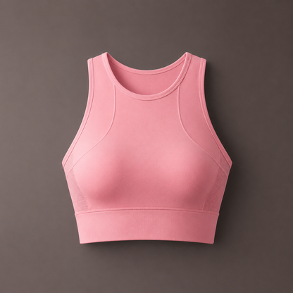 Women Breathable Mesh Sports Bras Shockproof Padded Athletic Gym Running Bra Solid Seamless Fitness Yoga Sport Tops Vest